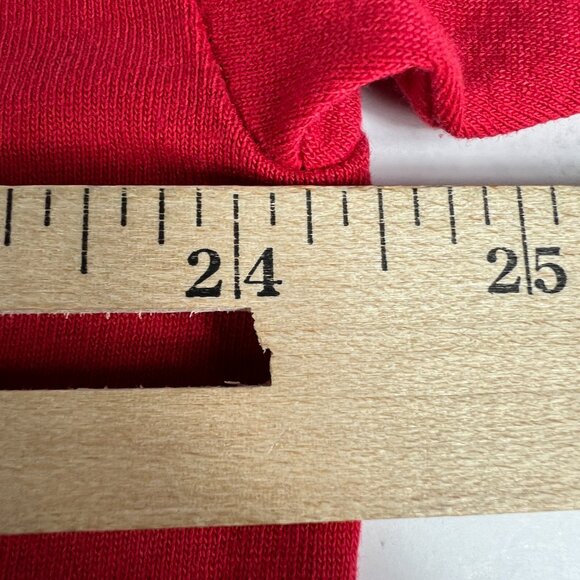 VTG 90s Texas Rebel Rousers Mania Square Dancer Shirt Extra Large Red Faded Tee - Picture 10 of 11